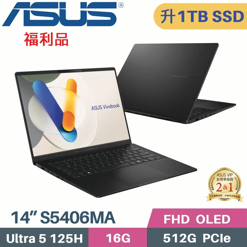 ASUS Vivobook S14 S5406MA-0078C125H (Intel Core Ultra 5 125H/16G/512G SSD/14 OLED/W11) 歷史價格詳細信息
