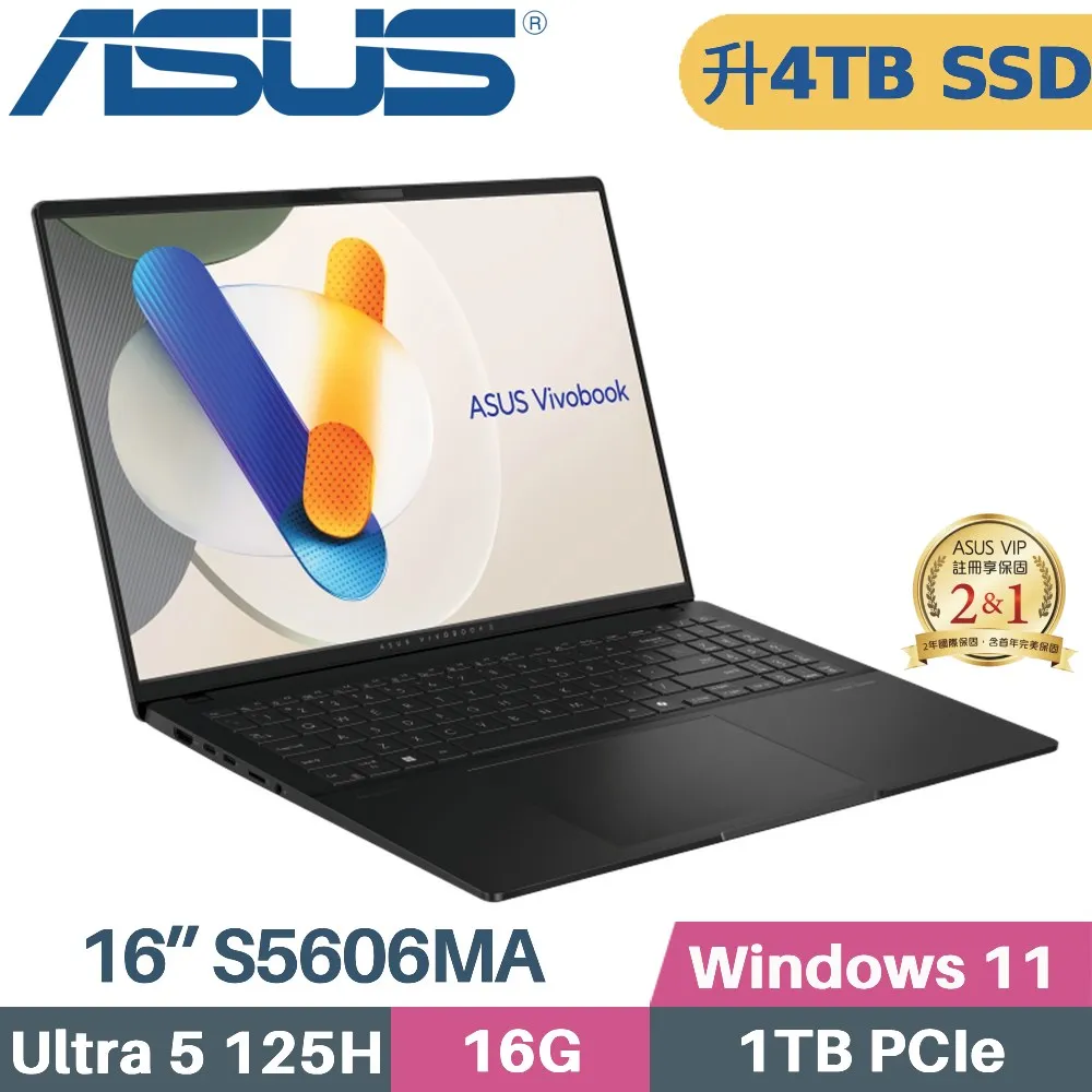 ASUS Vivobook S16 S5606MA-0068B125H 迷霧藍(Core Ultra 5 125H/16G/4TB/WIN11/EVO/16)特仕 歷史價格詳細信息
