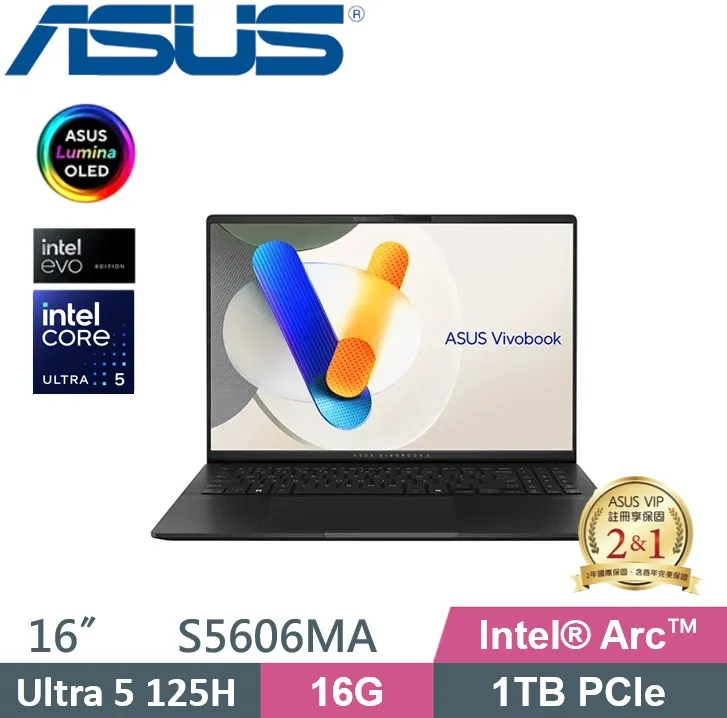 ASUS Vivobook S16 OLED S5606MA-0108K185H 極致黑(Ultra 9 185H/32G/1TB/W11/3.2K/16) 歷史價格詳細信息