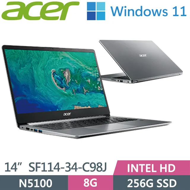 ACER SF114-34-C2QF 時尚金 (N5100/8G/512G SSD/14吋/1.3KG)極窄邊框美型筆電 歷史價格詳細信息