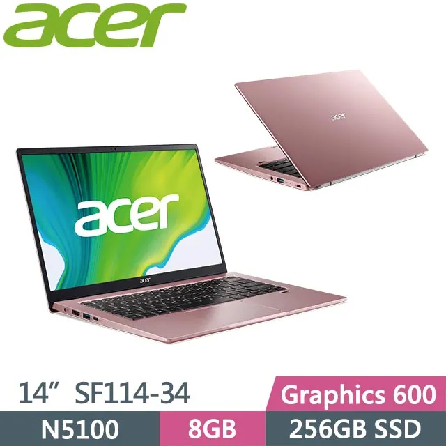 Acer Swift 1 SF114-34 14吋輕薄筆電 N5100 8G 256GB SSD 歷史價格詳細信息