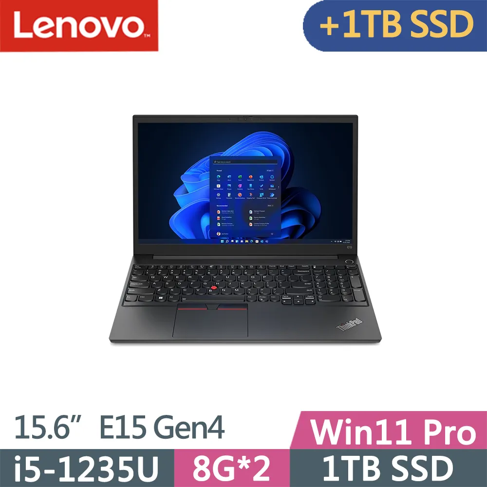 Lenovo ThinkPad E15 Gen 4 15.6吋獨顯筆電 i5 1235U 8G+8G 512G 歷史價格詳細信息