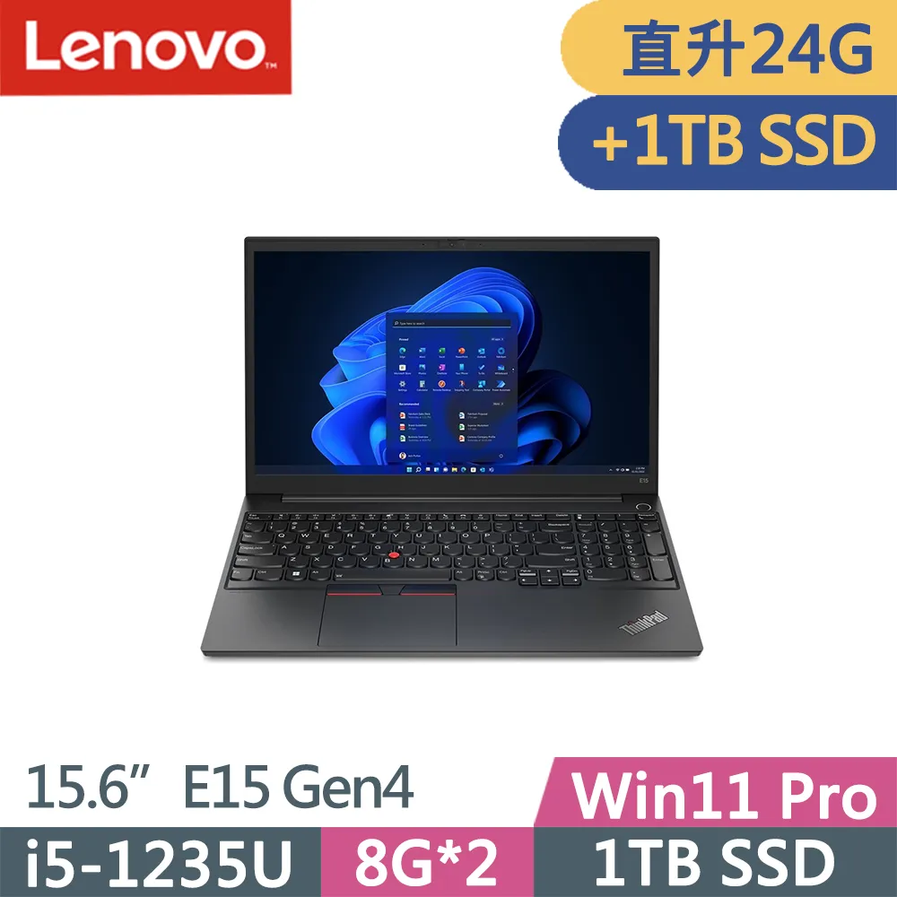 Lenovo ThinkPad E15 Gen 4 15.6吋獨顯筆電 i5 1235U 8G+8G 512G 歷史價格詳細信息
