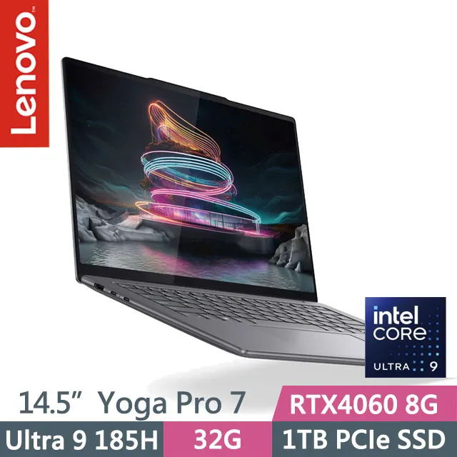 【Lenovo】14.5吋Ultra 7輕薄筆電(Yoga Pro 7/83E20047TW/Ultra 7-155H/32GB/1TB SSD/RTX4050/W11/AI PC) 歷史價格詳細信息