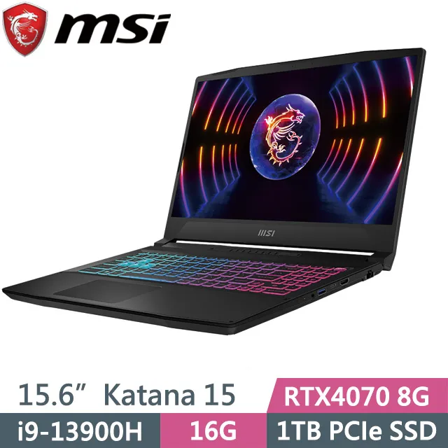 【MSI】15吋 Katana 15 B12VGK-879TW i7-12650H/16G/1TSSD/RTX4070 歷史價格詳細信息