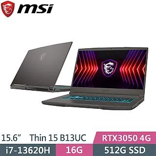 msi微星 Thin 15 B13UC-1418TW-SP4 灰(i7-13620H/16G+16G/1TB+1TB SSD/RTX3050/W11/15.6)特仕 歷史價格詳細信息