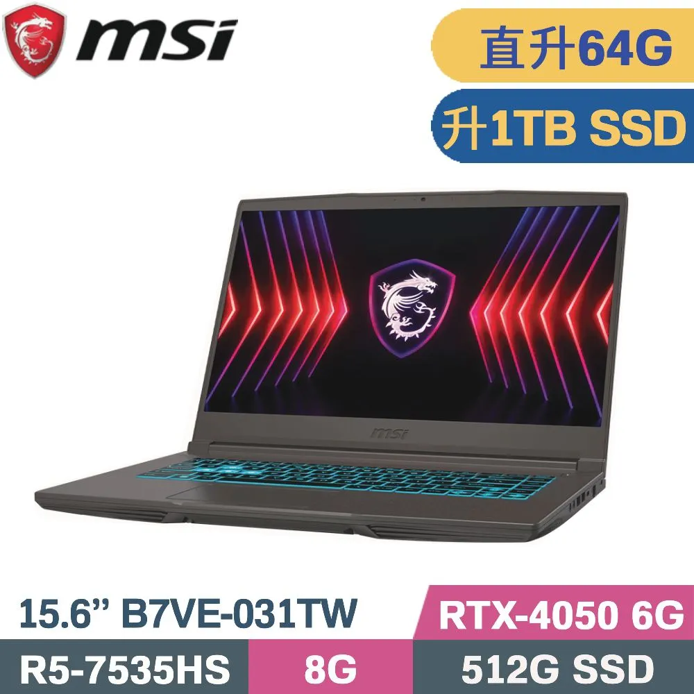 MSI Thin A15 B7VE-031TW 灰(R5 7535HS/8G/512G SSD/RTX4050 6G/15.6吋FHD/W11)電競筆電 歷史價格詳細信息