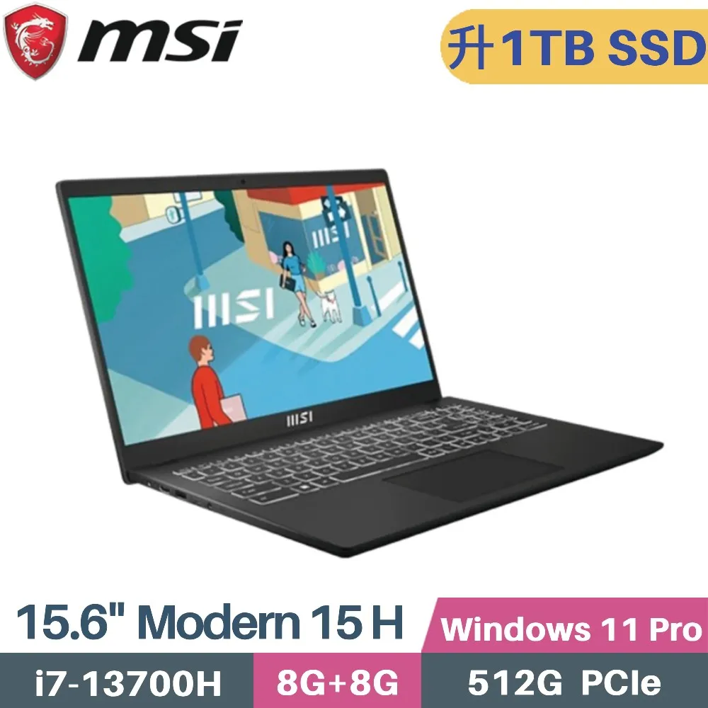 MSI微星 Modern 15 H B13M-002TW-SP4 黑(i7-13700H/32G/1TB SSD/W11P/15.6)特仕筆電 歷史價格詳細信息