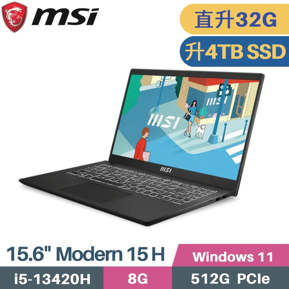 msi Modern 15 H B13M-012TW(i5-13420H/16G+8G/512G SSD/15.6FHD/W11)特仕商務筆電 歷史價格詳細信息