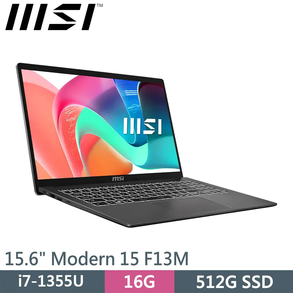MSI 微星  Modern 15 F13MG-408TW都會銀(15.6"/i7-1355U/16G/512G SS 歷史價格詳細信息