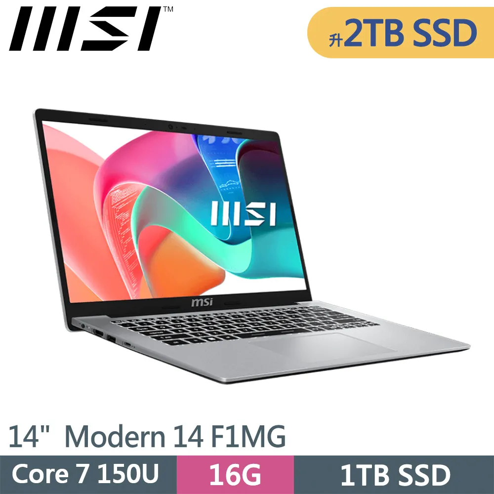 MSI 微星 Modern 14 F1MG-003TW 輕薄筆電(C7-150U/8G/1TB/14/FHD/W11) 歷史價格詳細信息