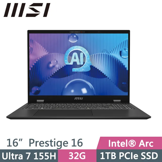 MSI Prestige 16 吋 B1MG-007TW Ultra 7 155H/32G/1TB《二手》A68760 歷史價格詳細信息