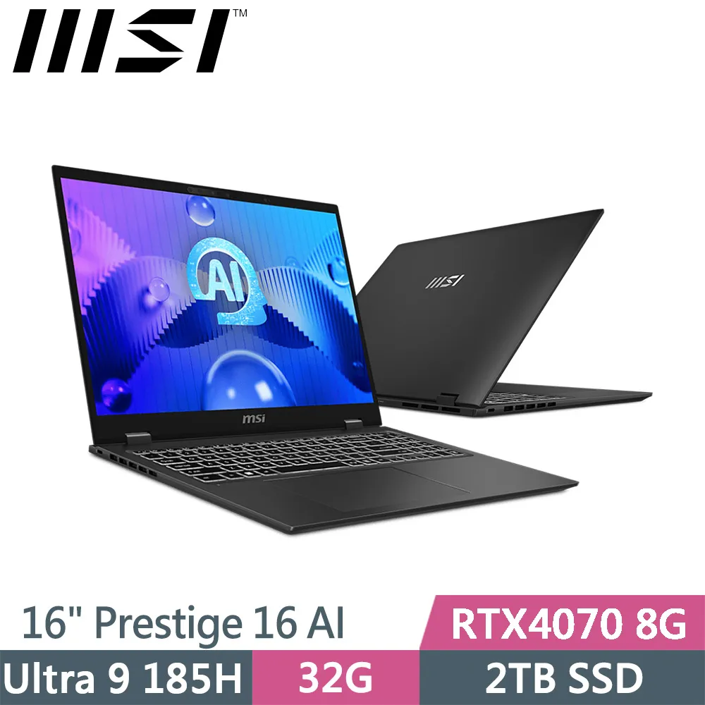 MSI 微星 Prestige 16 AI Studio B1UDXG-232TW【全台提貨 聊聊再便宜】 歷史價格詳細信息
