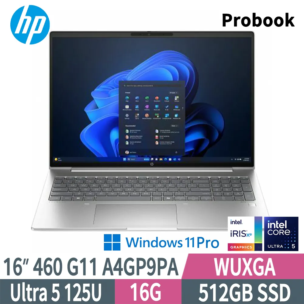 HP ProBook 460 G11/16/U5-125U/16G*1/512G SSD/W11P/333 商用筆記型電腦 A4GP9PA 歷史價格詳細信息