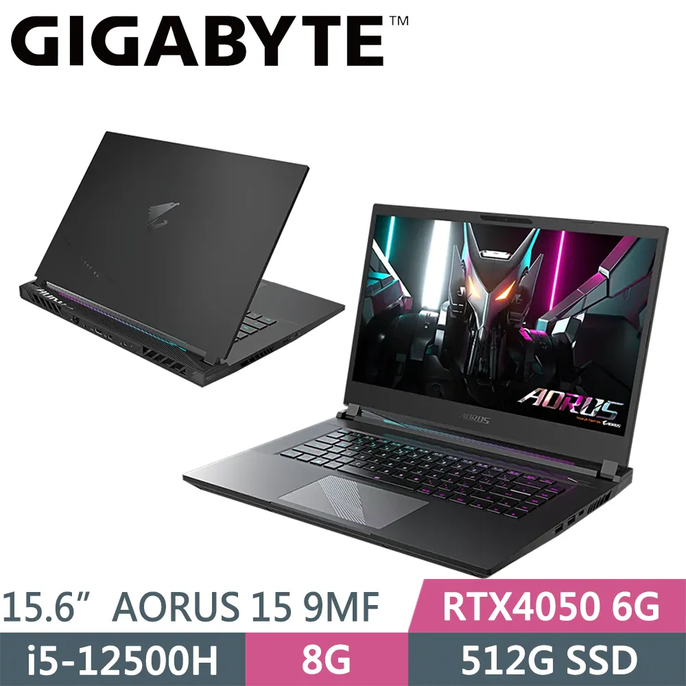 技嘉 AORUS 15 9MF-E2TW383SH-SP4 黑(i5-12500H/32G/512G+1TB SSD/RTX4050 6G/W11/15.6)特仕 歷史價格詳細信息