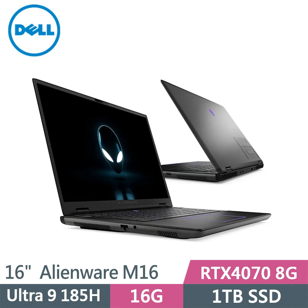 [Alienware M16]Core Ultra 7 155H,16GB,16&quot;QHD+ (RTX 4070),1TB 歷史價格詳細信息