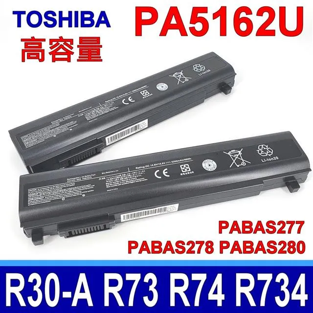 TOSHIBA PA5162U 電池-東芝 R30,R30-A,PA5161U-1BRS,PA5162U-1BRS,PA5163U-1BRS,PA5174U-1BRS 歷史價格詳細信息