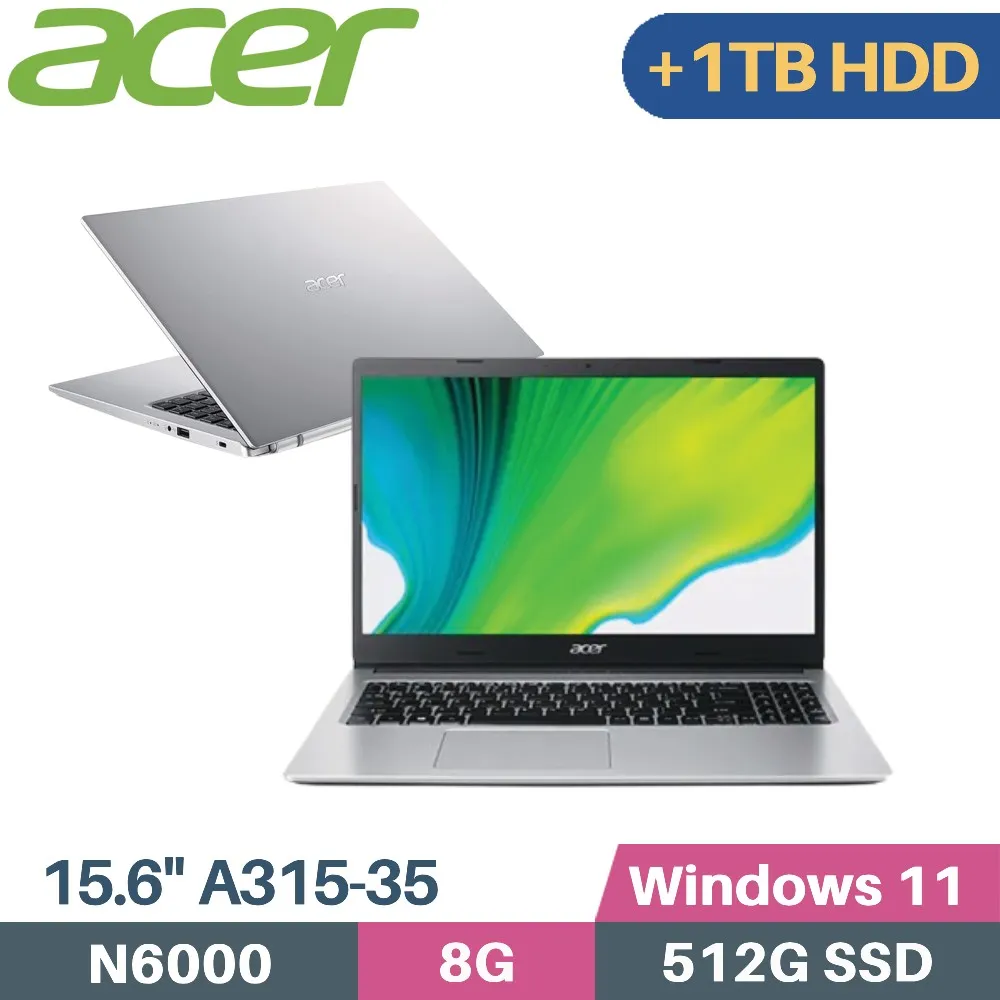 Acer Aspire 3 A315-35-P4CG 銀(N6000/8G+8G/512G SSD+2TB HDD/W11/15.6)特仕 歷史價格詳細信息