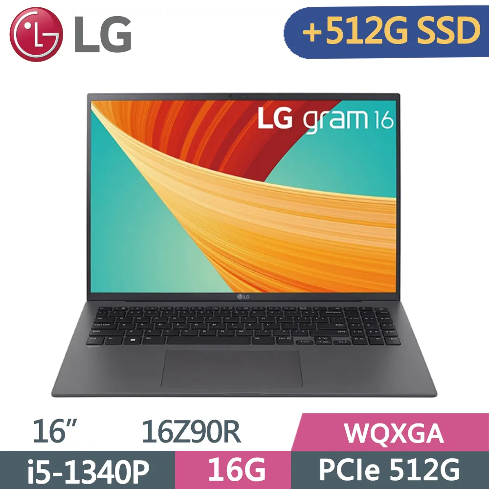 LG gram 16Z90S-G.AA56C2 沉靜灰(Core Ultra 5 125H/16G/512G+1TB SSD/W11/16)特仕 歷史價格詳細信息