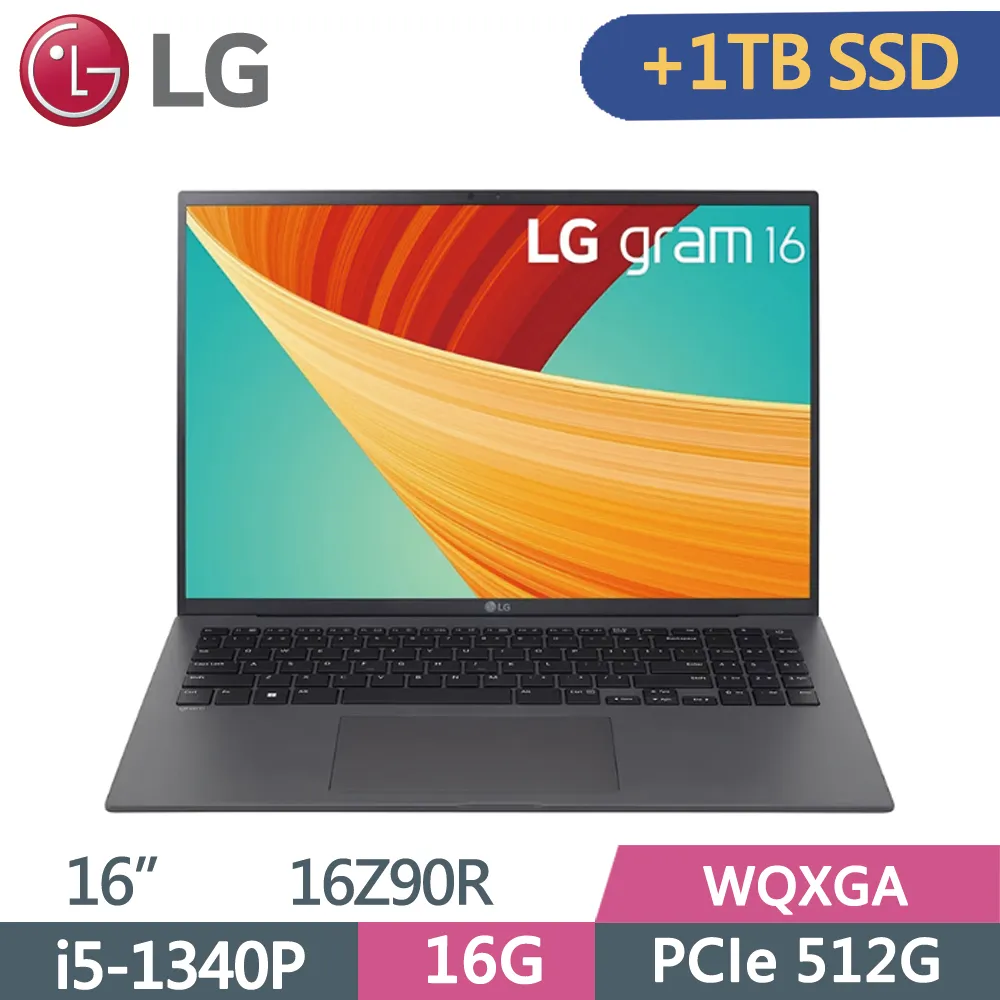 LG gram 16Z90S-G.AA56C2 沉靜灰(Core Ultra 5 125H/16G/512G+1TB SSD/W11/16)特仕 歷史價格詳細信息