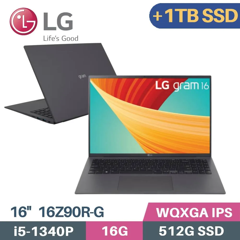 LG gram 16Z90S-G.AA56C2 沉靜灰(Core Ultra 5 125H/16G/512G+1TB SSD/W11/16)特仕 歷史價格詳細信息