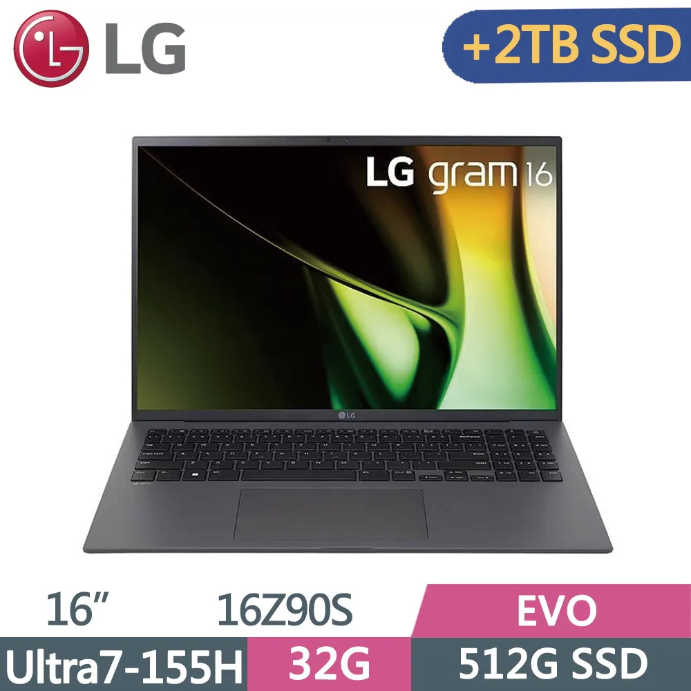 LG gram 16Z90S-G.AD79C2 沉靜灰(Core Ultra 7 155H/32G/512G+500G SSD/W11/16)特仕 歷史價格詳細信息