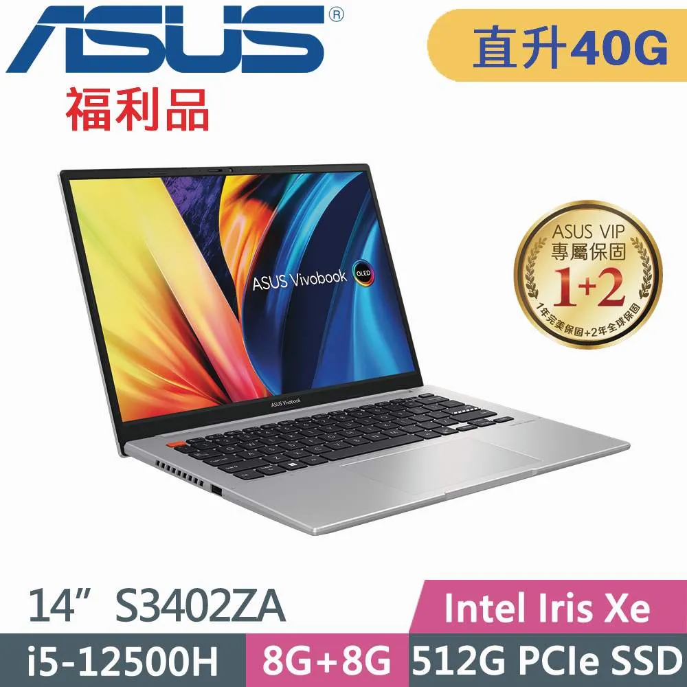 ASUS VivoBook S14 S3402ZA-0232E12500H 12代EVOOLED 38女王節好禮8重送 歷史價格詳細信息