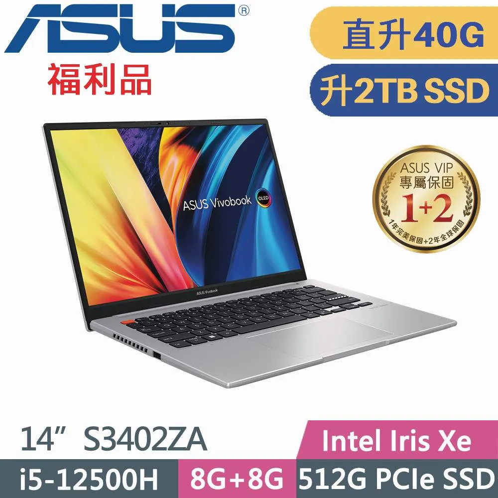 ASUS VivoBook S14 S3402ZA-0232E12500H 12代EVOOLED 38女王節好禮8重送 歷史價格詳細信息