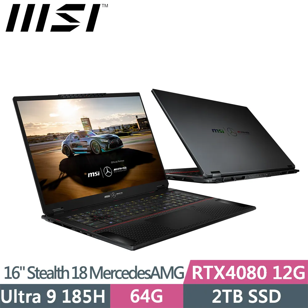 MSI 微星 Stealth 18 MercedesAMG A1VHG-043TW 電競筆電 (U9/RTX4080) 歷史價格詳細信息