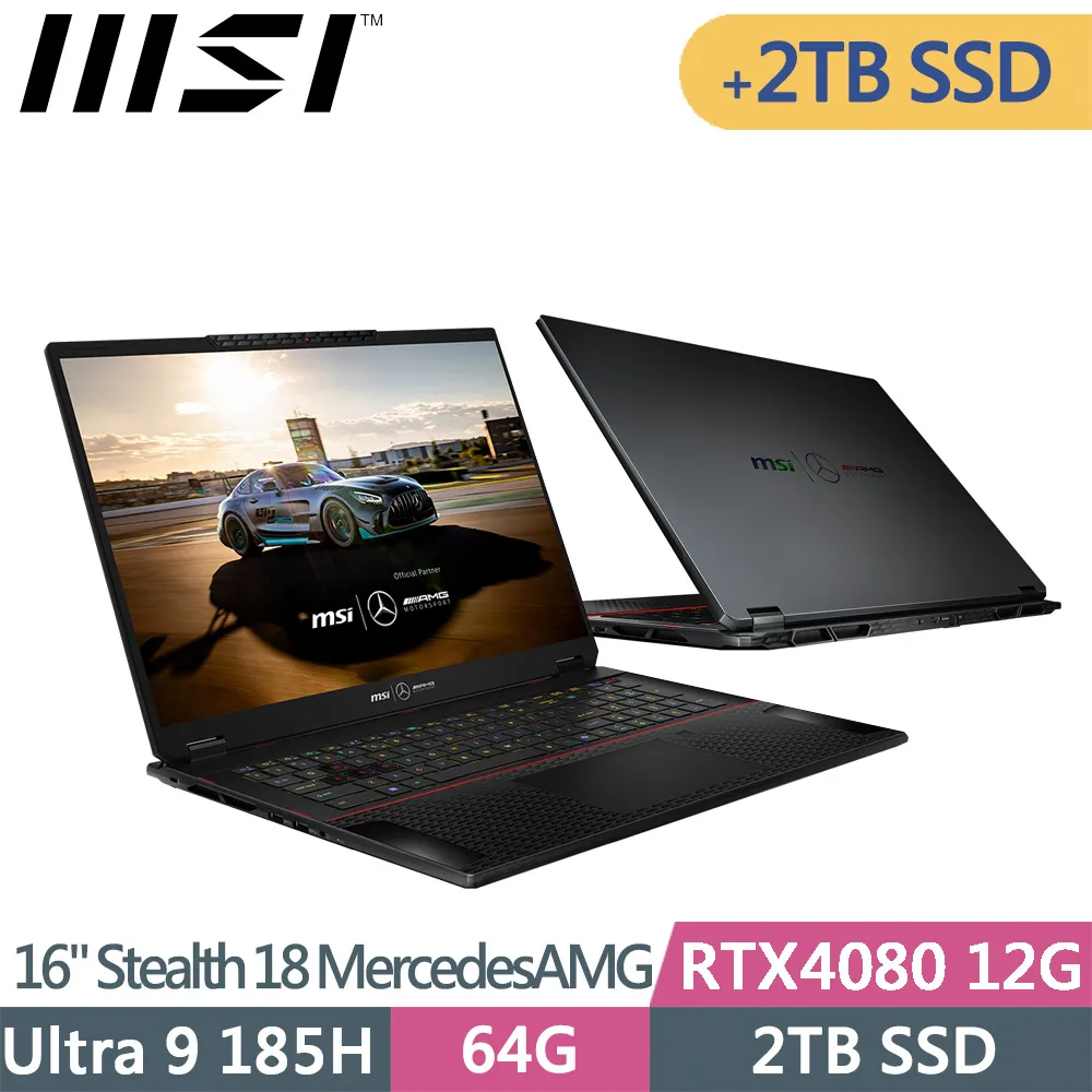 MSI 微星 Stealth 18 MercedesAMG A1VHG-043TW 電競筆電 (U9/RTX4080) 歷史價格詳細信息