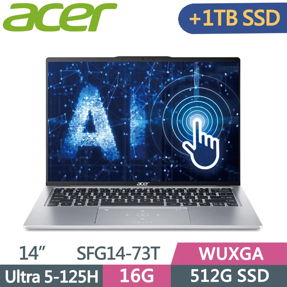 ACER Swift GO SFG14-73T-79BT 銀(Ultra 7 155H/32G/512G PCIe/W11/WUXGA/14) 歷史價格詳細信息