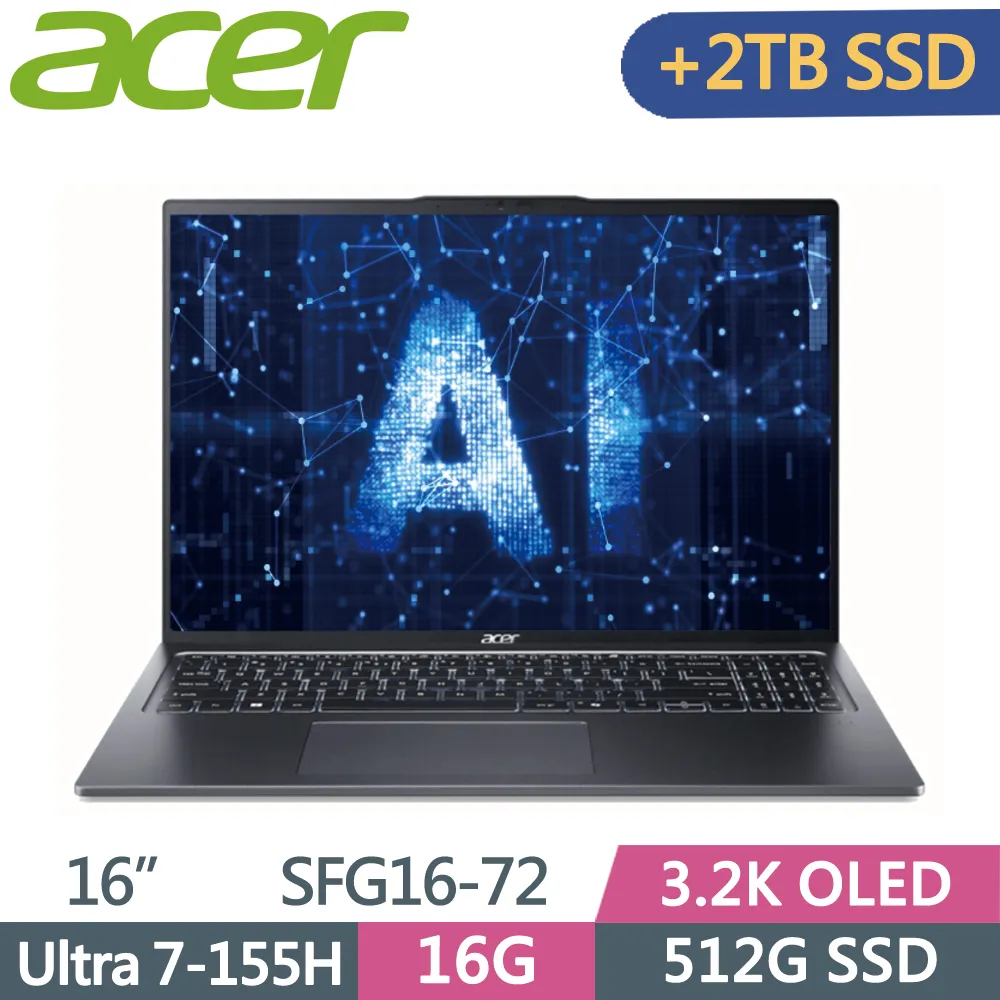 ACER Swift GO SFG14-72-53AL 銀(Ultra 5 125H/32G/512G SSD/W11/IPS/14) 歷史價格詳細信息