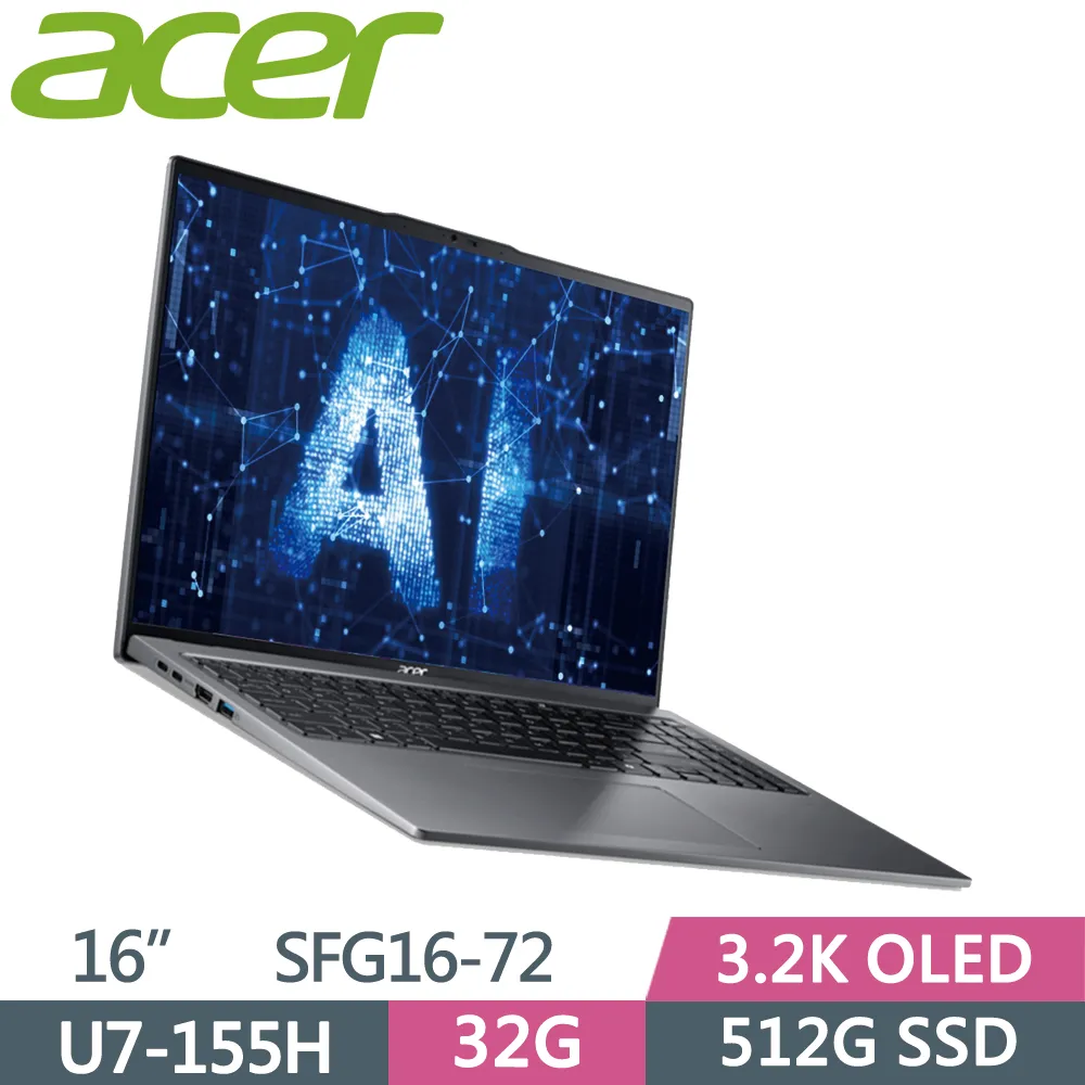 ACER Swift GO SFG14-72-53AL 銀(Ultra 5 125H/32G/512G SSD/W11/IPS/14) 歷史價格詳細信息