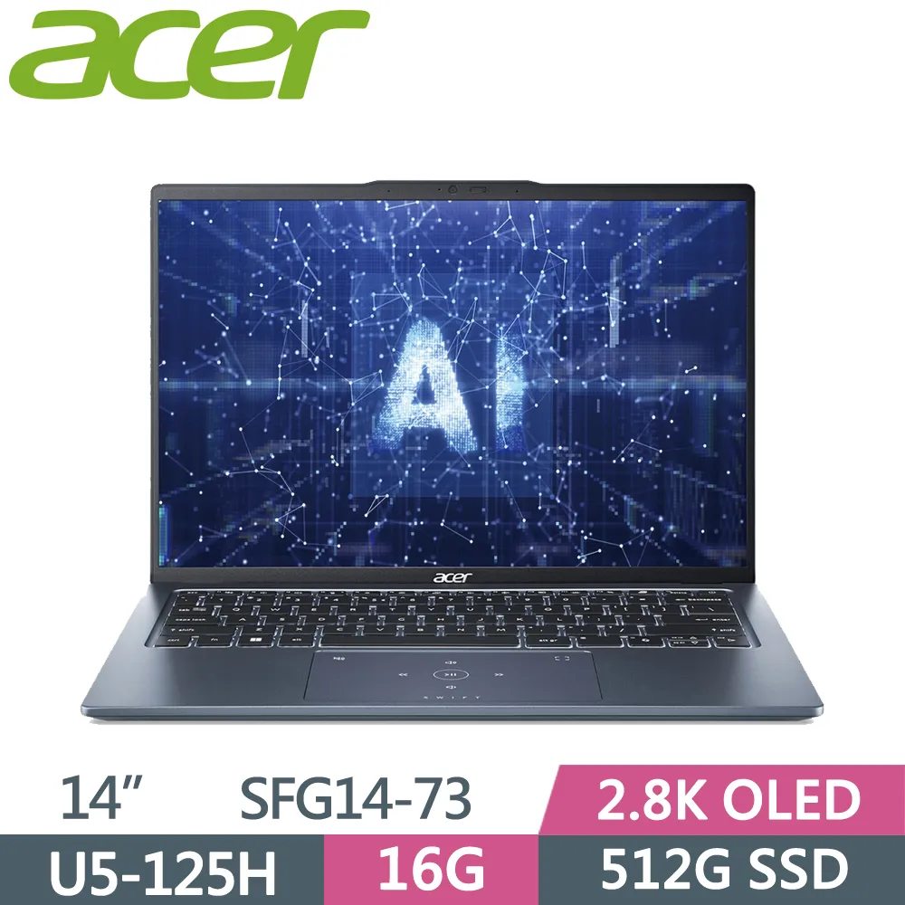 Acer Swift Go SFG14-73(Ultra 5 125H/16G/2.5TB/14吋/W11)特仕 歷史價格詳細信息