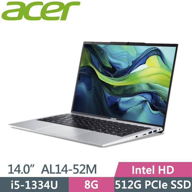 ACER Aspire Lite 14 AL14-52M-54QL 銀 (i5-1334U/8G/512GB/Win11/14吋) 筆電 歷史價格詳細信息