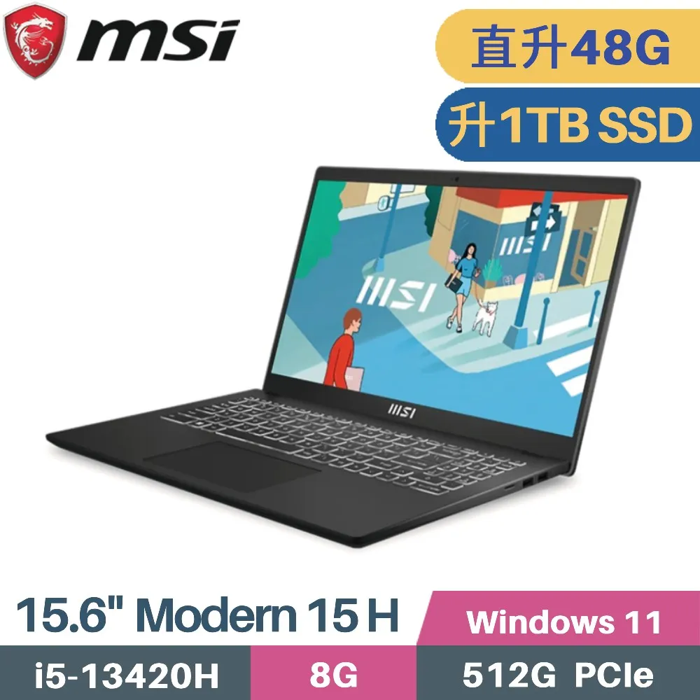 msi Modern 15 H B13M-012TW(i5-13420H/16G+8G/512G SSD/15.6FHD/W11)特仕商務筆電 歷史價格詳細信息