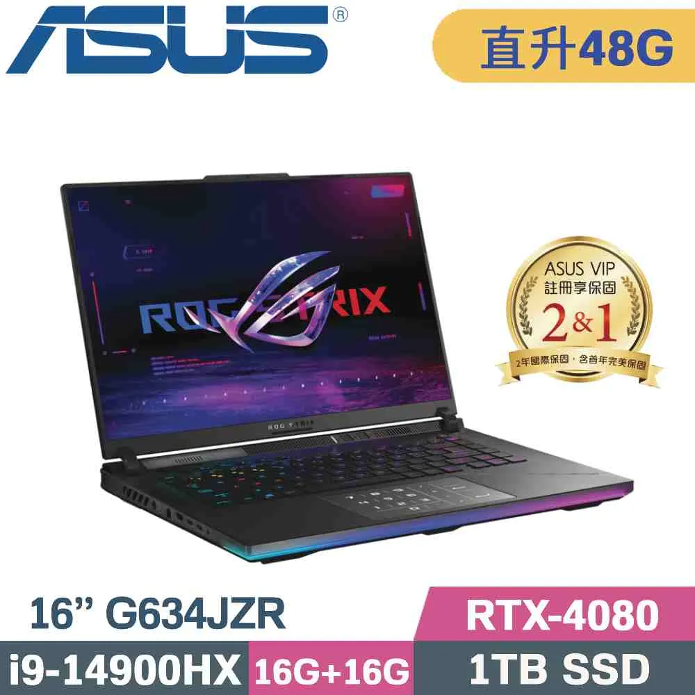 ASUS ROG Strix SCAR G634JZR-0033A14900HX-NBLM(i9-14900HX/16G*2/1TB PCIe/RTX 4080/16/W11) 歷史價格詳細信息