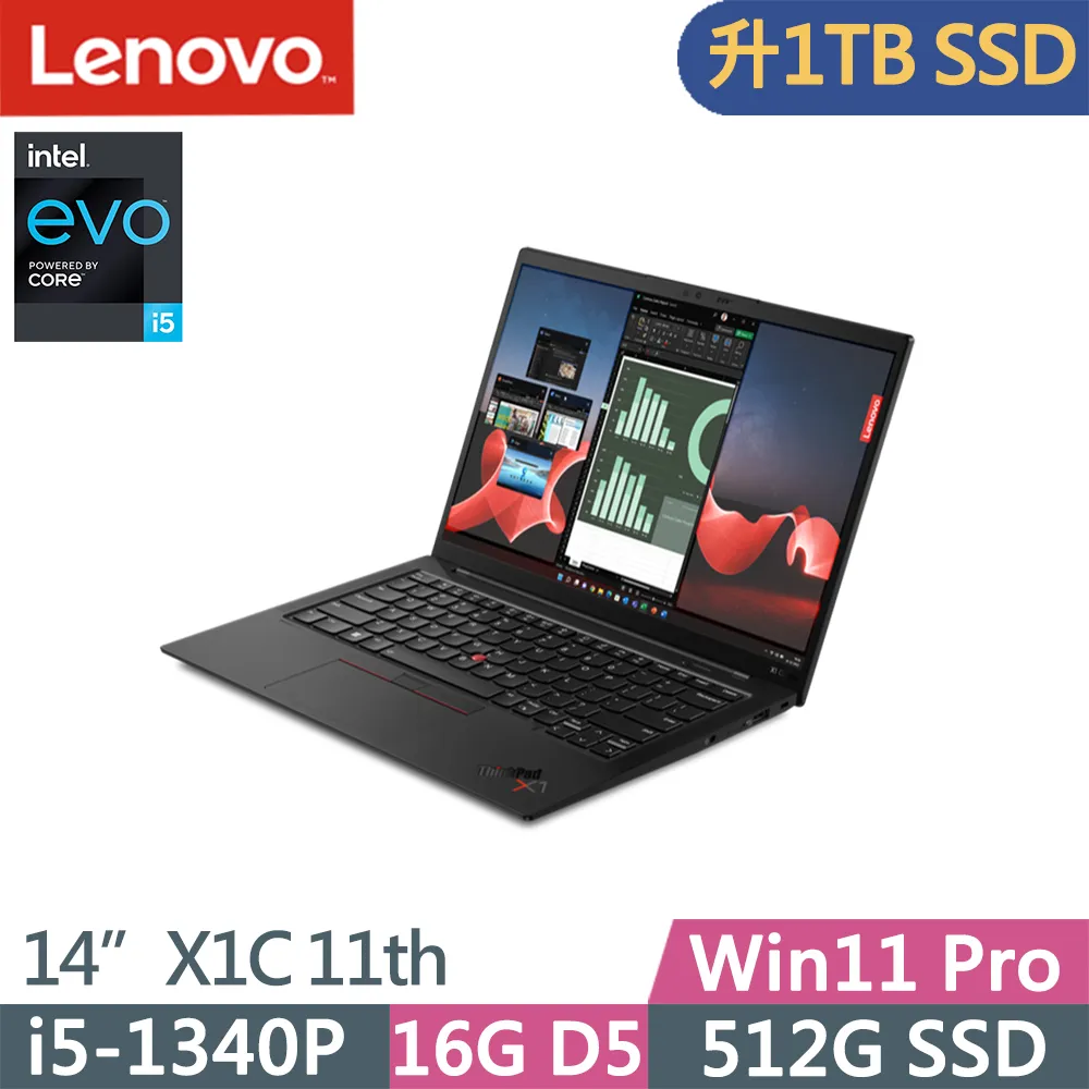 Lenovo ThinkPad X1C 11th(i5-1340P/16G D5/1TB/WUXGA/IPS/400nits/W11P/Evo/14吋/三年保) 歷史價格詳細信息