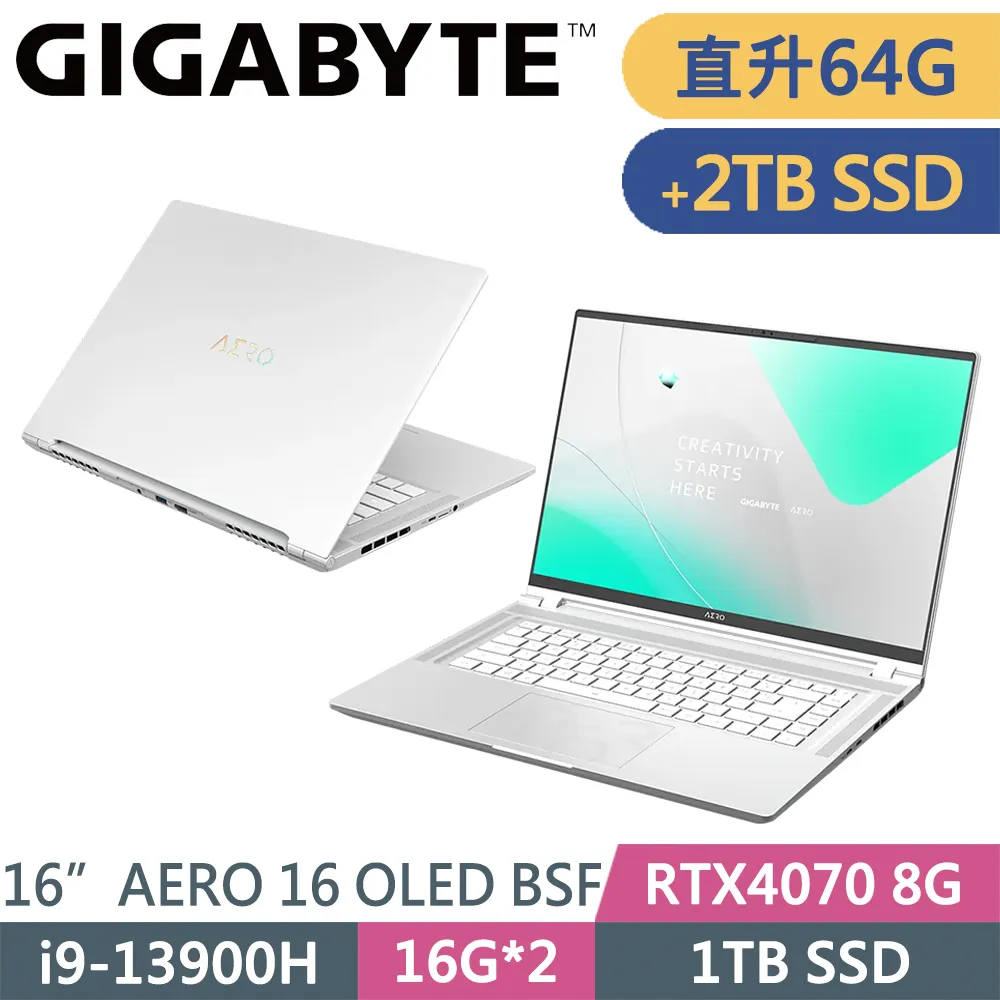 技嘉 AERO 16 OLED BSF-A3TW964SP-SP3 銀(i9-13900H/32G+32G/1TB SSD/RTX4070 8G/W11P/16)特仕 歷史價格詳細信息