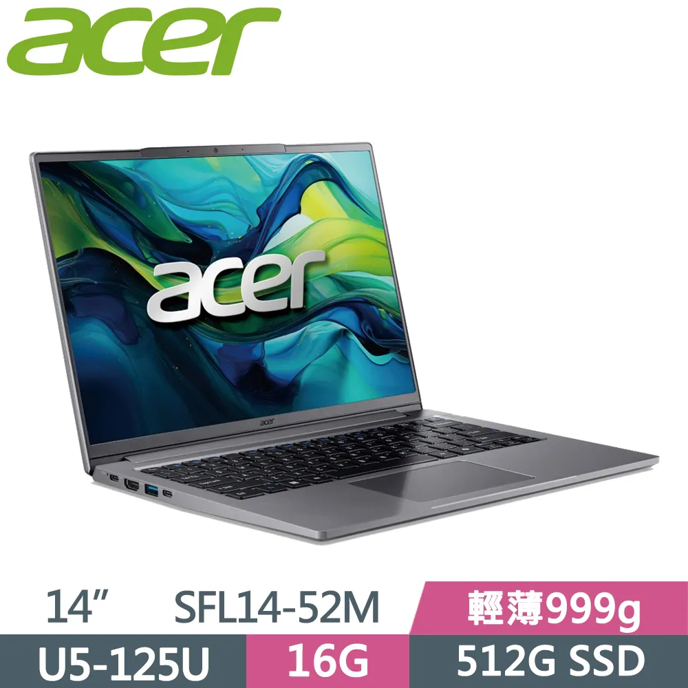 ACER Swift Lite 16吋 AI文書效能筆電銀色(Ultra 7 115U/32GB/512GB/W11/SFL16-51M-74W7) 歷史價格詳細信息