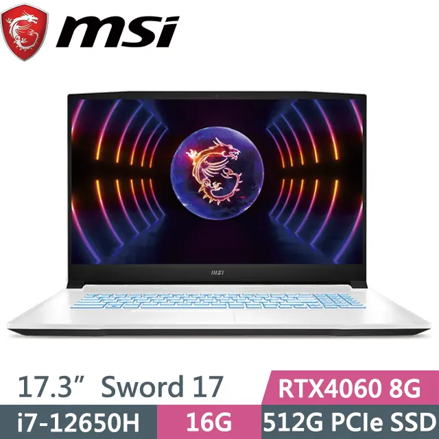 msi  Sword 17 A12VF intel i7- 12650H / RTX 4060 8GB  12代獨顯筆電 歷史價格詳細信息