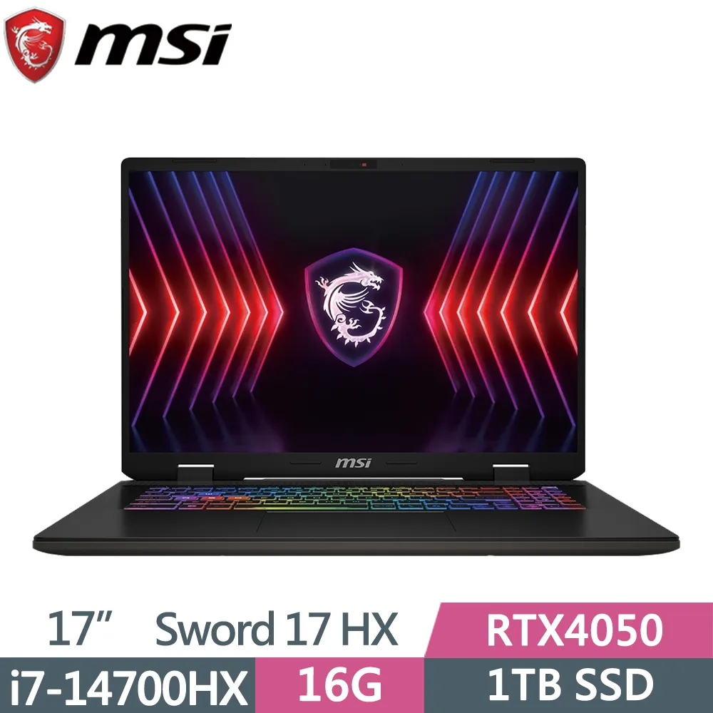 MSI微星 Sword 17 HX B14VEKG-023TW(i7-14700HX/16G/RTX4050-6G/1T SSD/W11/FHD+/165Hz/17)筆電 歷史價格詳細信息