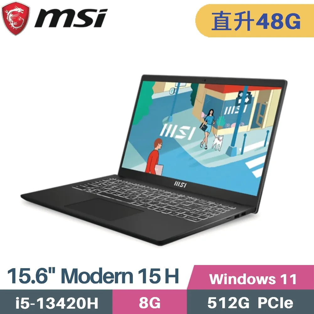msi Modern 15 H B13M-012TW(i5-13420H/16G+8G/512G SSD/15.6FHD/W11)特仕商務筆電 歷史價格詳細信息