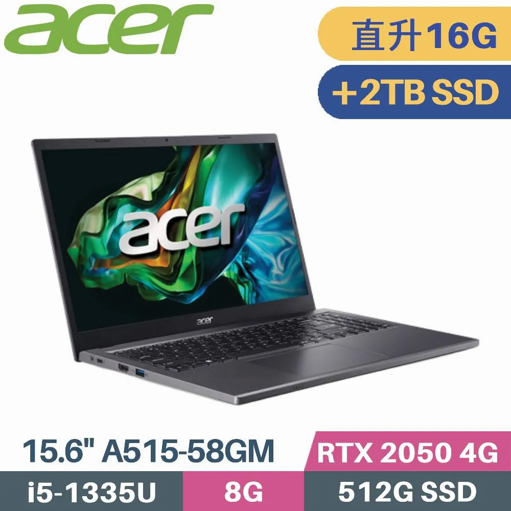 ACER Aspire 5 A515-58GM-510J 13代 輕薄 RTX2050繪圖 游戲 寵愛88節-好禮8重送 歷史價格詳細信息