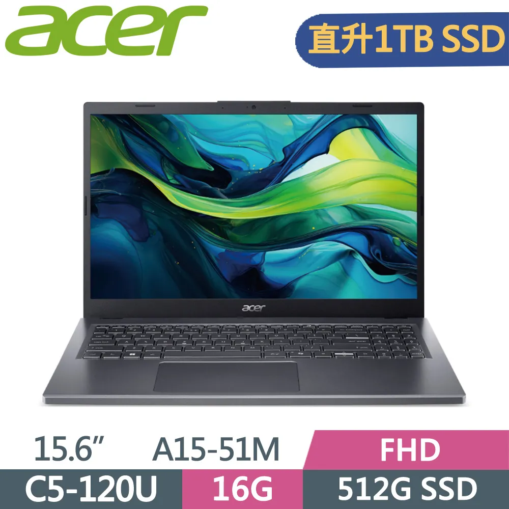 ACER Aspire A15-51M-74WB 灰(C7-150U/16G/1TB SSD/W11/FHD/15.6)新世代文書筆電 歷史價格詳細信息