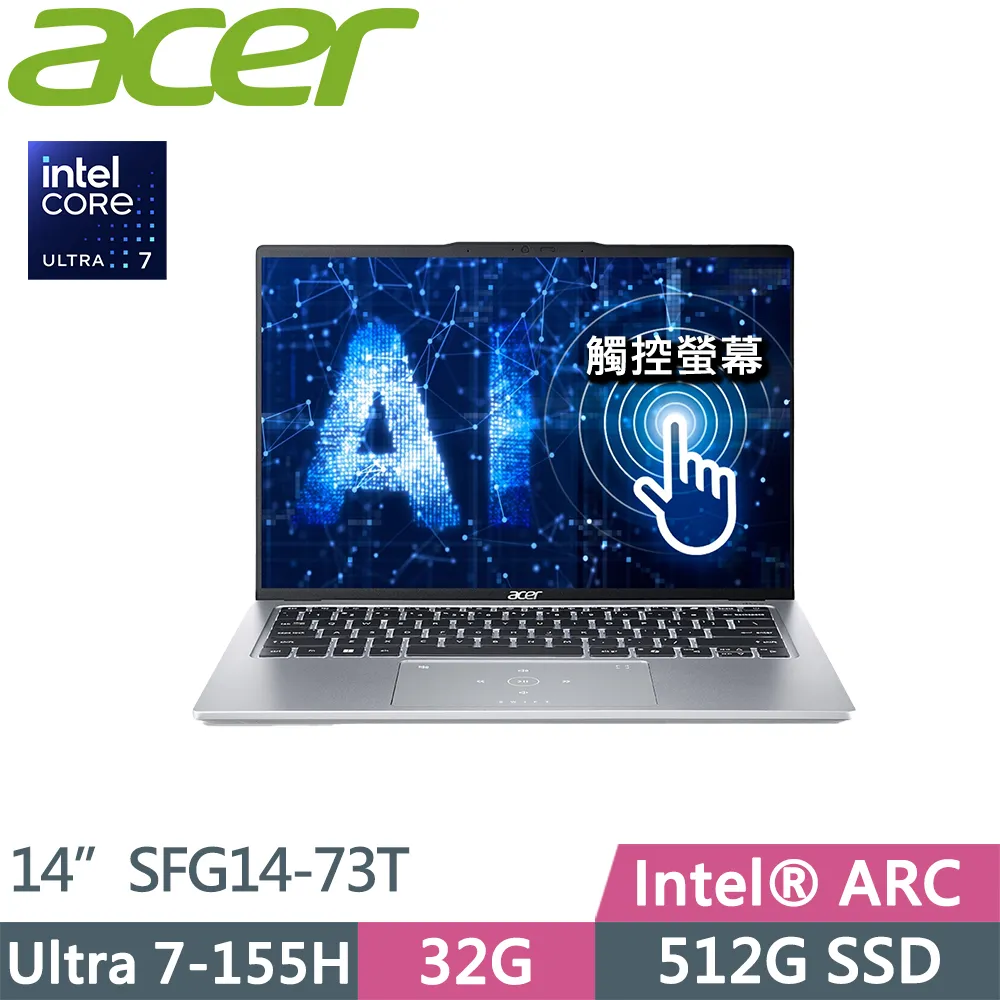 ACER Swift GO SFG14-73T-79BT 銀(Ultra 7 155H/32G/512G PCIe/W11/WUXGA/14) 歷史價格詳細信息