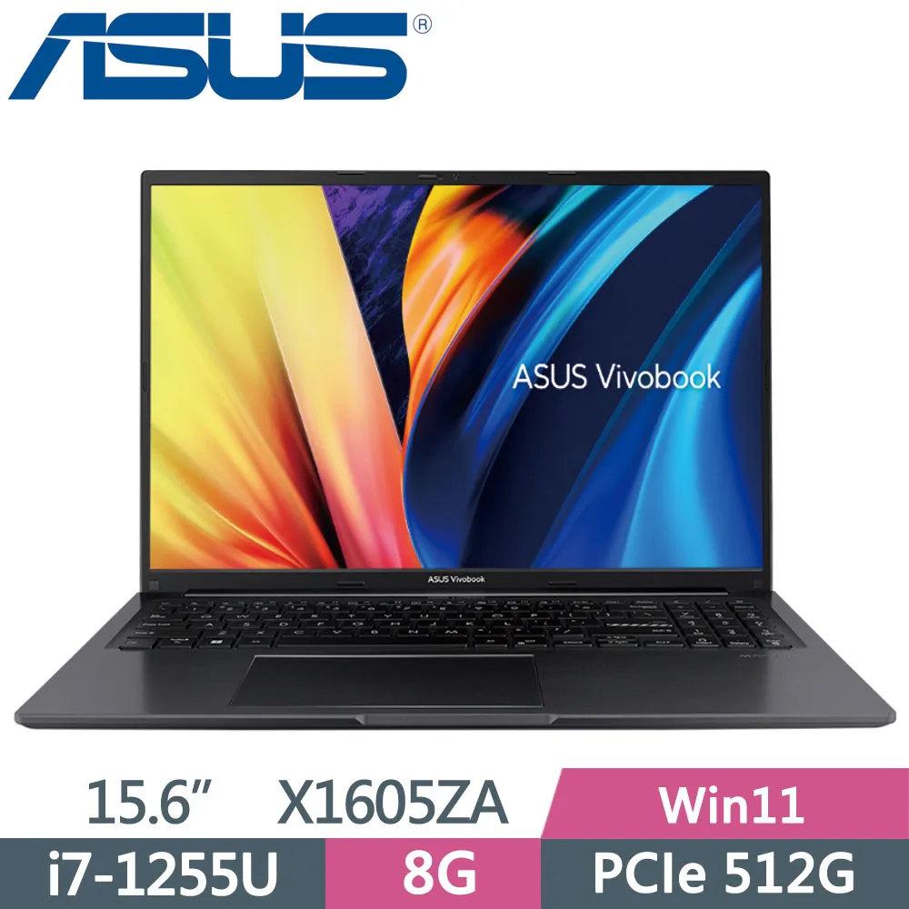 ASUS VivoBook 16 X1605ZA-0161K1255U 搖滾黑(i7-1255U/8G+16G/2TB SSD/W11/FHD/16)特仕 歷史價格詳細信息
