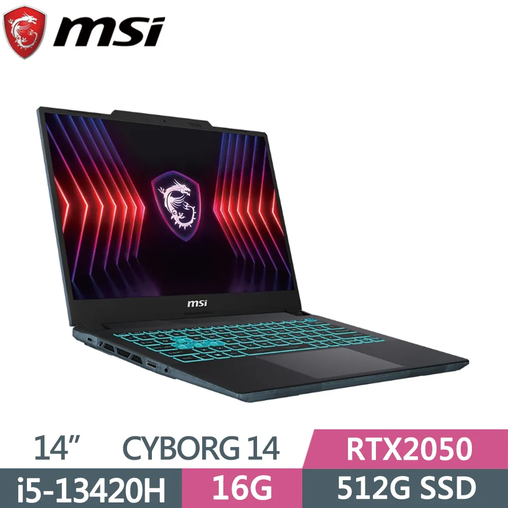 MSI微星 Cyborg 14 A13UCX-027TW(i5-13420H/16G/RTX2050-4G/512G SSD/W11/FHD+/144Hz/14)筆電 歷史價格詳細信息