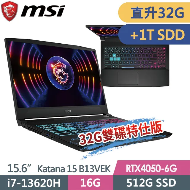 MSI Katana 15 B13VEK-806TW-BB71362H16GXXDX11MH 歷史價格詳細信息