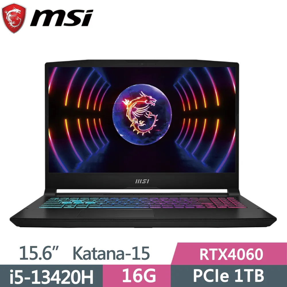 MSI微星 Katana 15 B13VFK-1471TW-SP4 黑(i5-13420H/16G+16G/1TB+1TB/RTX4060 8G/W11/15.6)特仕 歷史價格詳細信息
